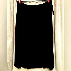Jones‎ New York Darted Pencil Skirt  Womens Sz Large Basic Black NWT
